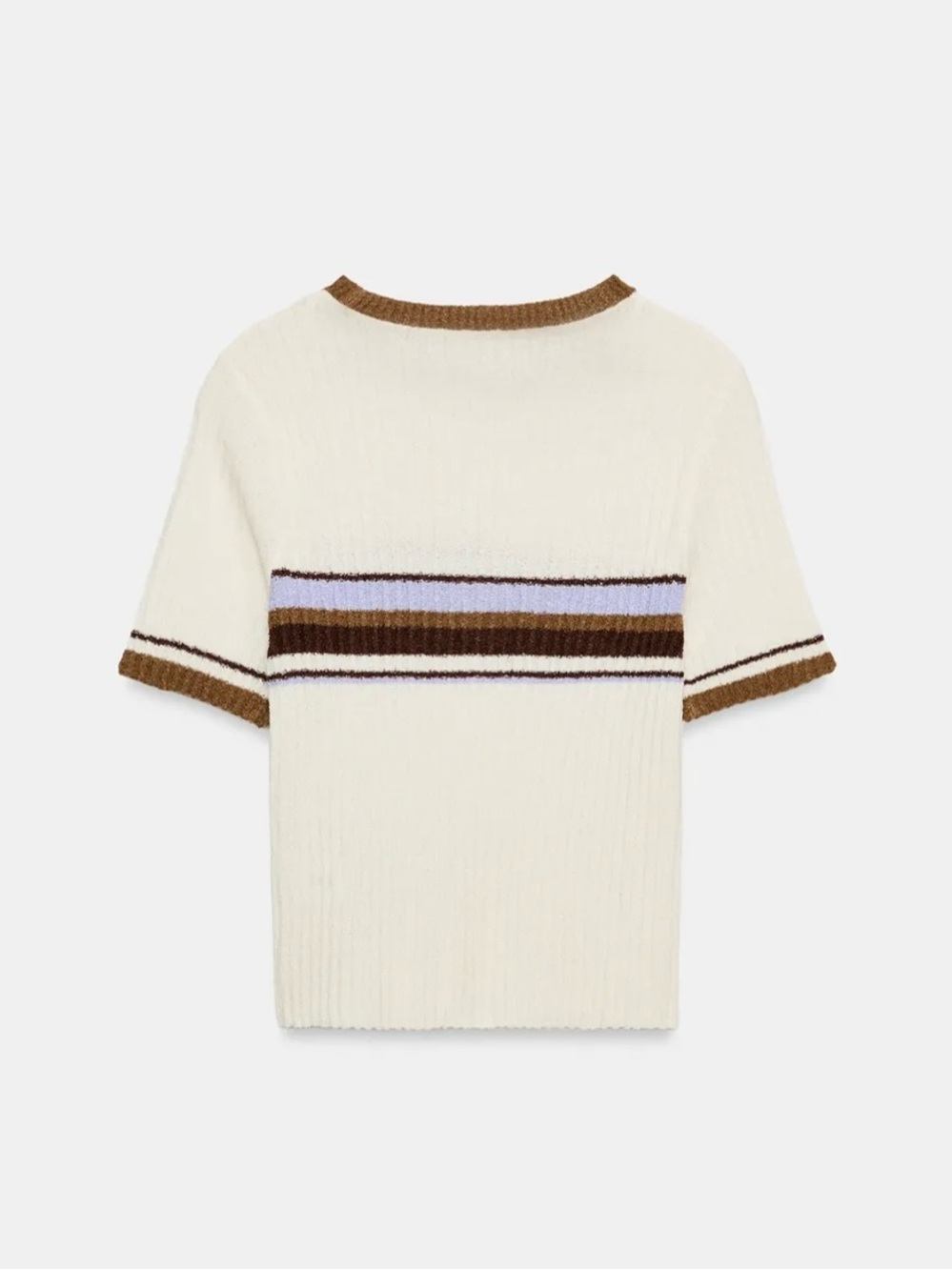 NWT ZARA RUSTIC STRIPED TOP - Picture 7 of 8